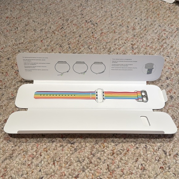 42MM Apple Watch Pride Band Woven Nylon - Picture 4 of 4